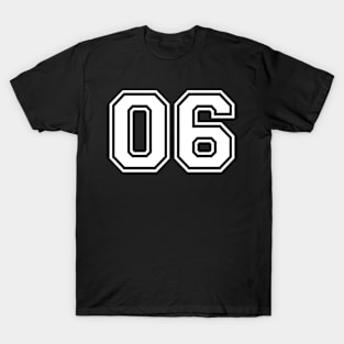 JERESEY NUMBER 06 T-Shirt